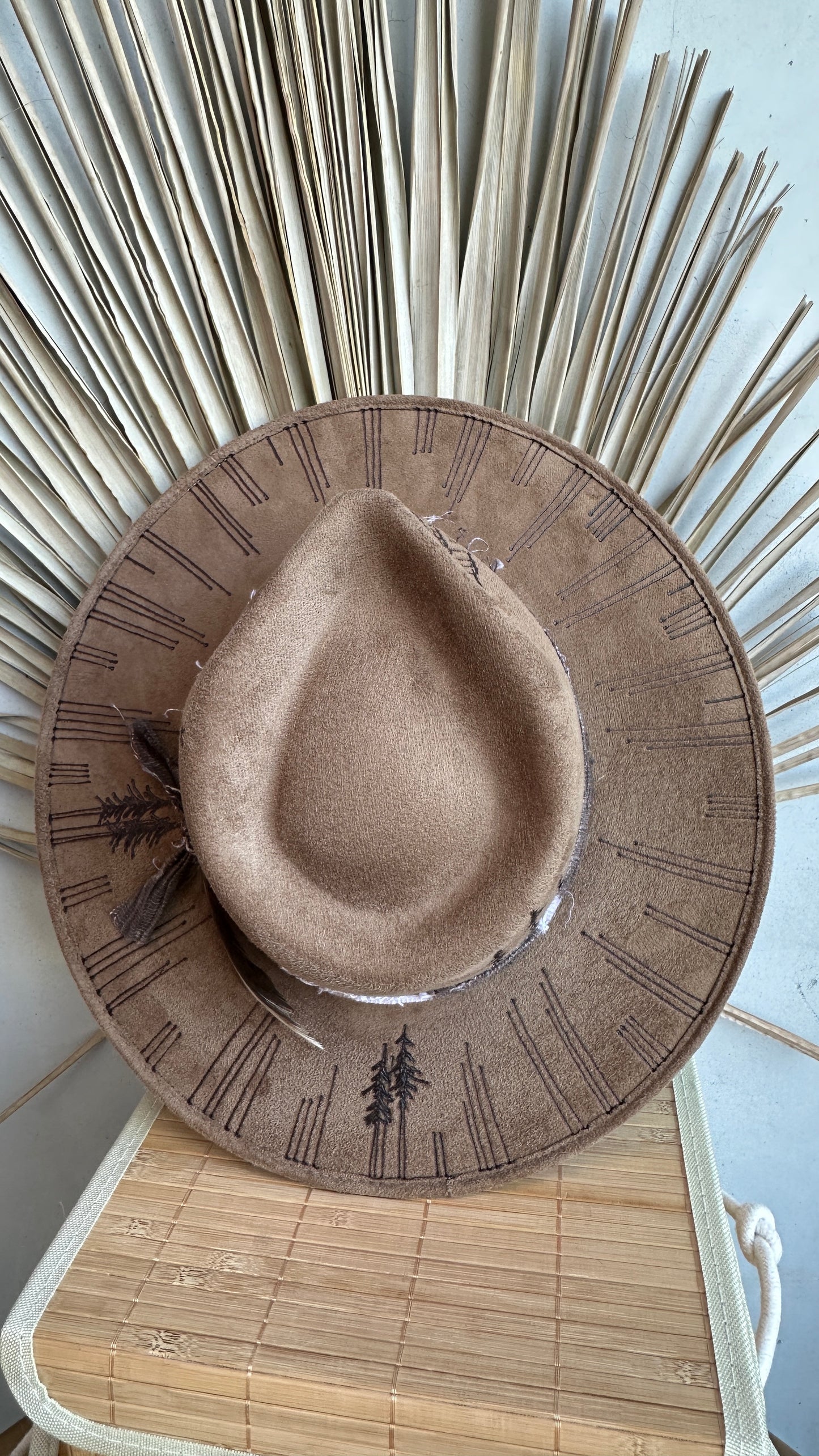 The Guardian hat/ fedora/ unisex hat/ widebrim fedora